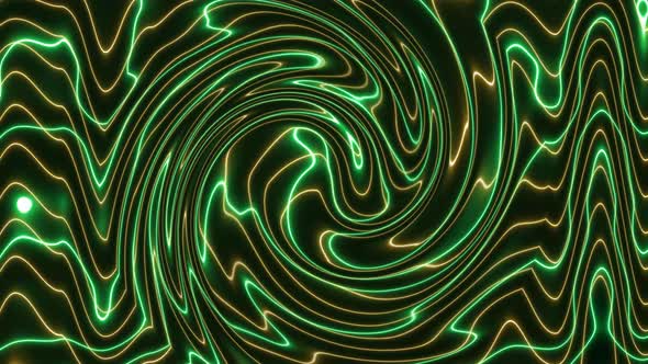 neon line wave background animation. abstract wavy background. Vd 2144
