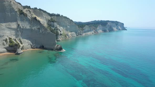 Sheer White Cliffs Of Cape Drastis Near Peroulades 4