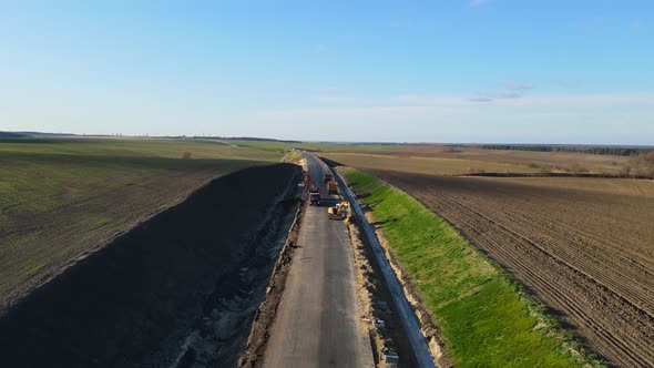 Construction Of A Highway, A Bypass Road Outside The City