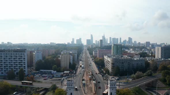 Backwards Reveal of Poniatowski Bridge