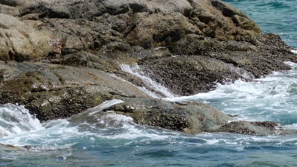 Turquoise Rolling Wave, Slow Motion