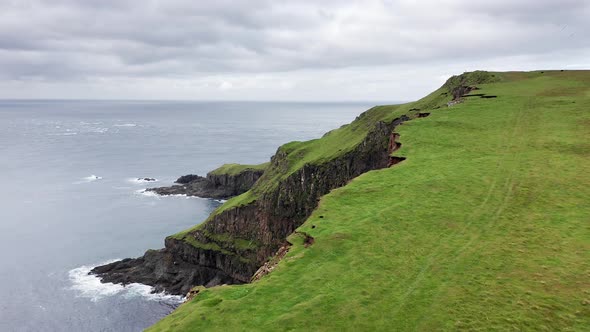 Wild Shoreline Aerial View