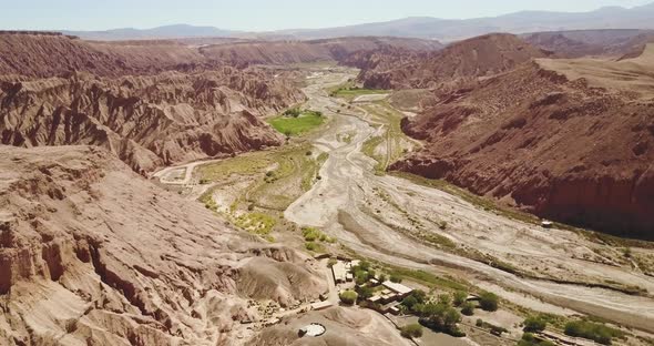 The archaeological site of Pukara de Quitor in Atacama Desert.