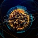Abstract 4K Digital Data Globe Network - VideoHive Item for Sale
