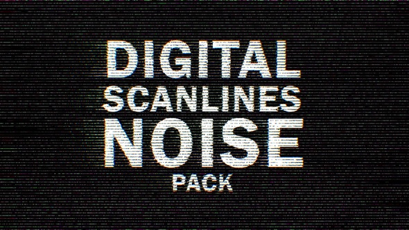 Color Digital Scanlines Noise 9 Pack