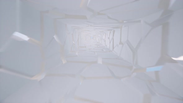 Grey Corridor Futuristic Modern Architecture Building alt