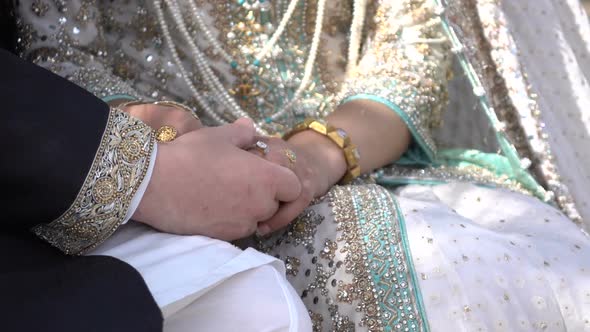 Wedding Hands of Bride and Groom