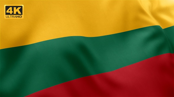 Lithuania Flag - 4K