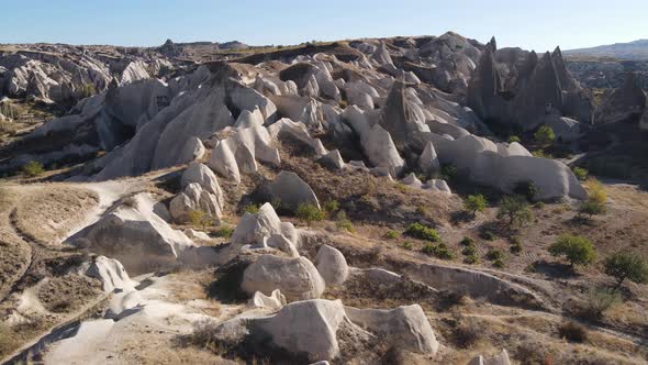 Aerial View Cappadocia Landscape