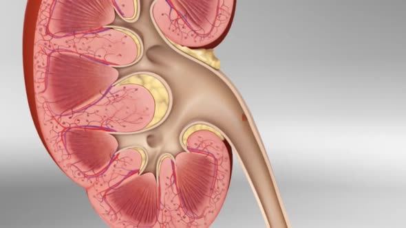 journey of kidney stone in human body