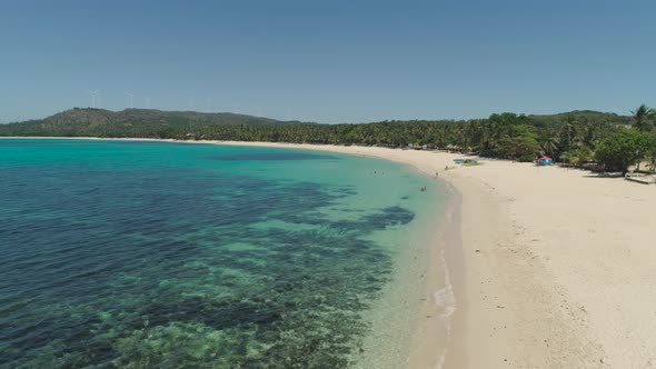 Seascape with Beach and Sea. Philippines, Luzon.