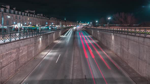 Bordeaux by Night, Timelapse