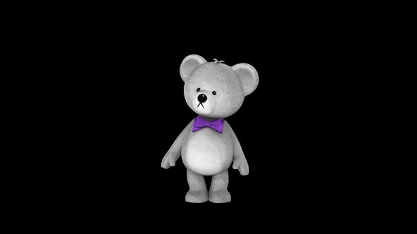 White Toy Bear Idle