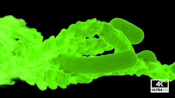 Elegant Green Smoke Trails V2 alt