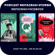 5 in 1 Podcast Instagram Stories | MOGRT - VideoHive Item for Sale