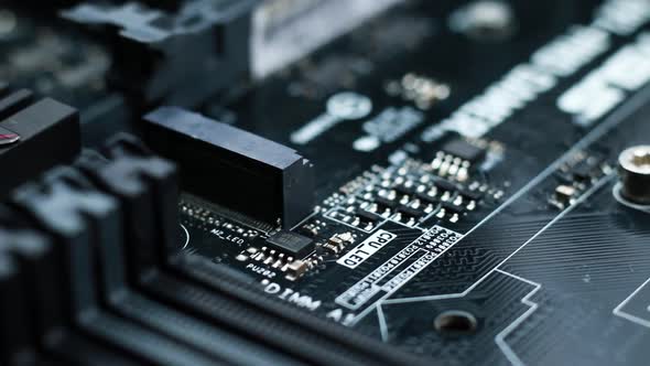 Modern Computer Motherboard Circuit 