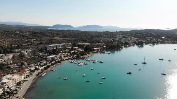 Porto Heli Marina From Above