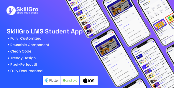 SkillGro LMS Student App - Course & Learning Management System