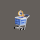3D Animation of Shopping Cart Stores Products - VideoHive Item for Sale