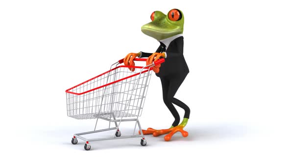 Fun frog shopping