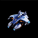 Low Poly Space Ship - 3DOcean Item for Sale