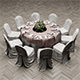 Detail Wedding Table - 3DOcean Item for Sale