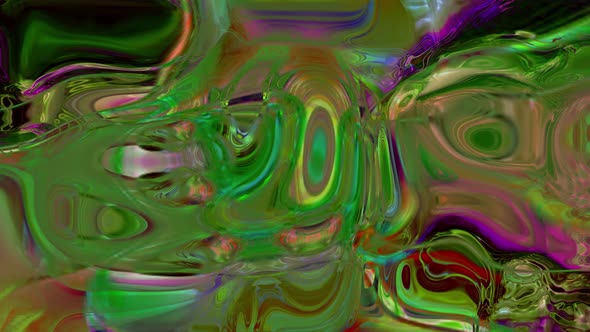 Abstract green background liquid, wave animation texture background