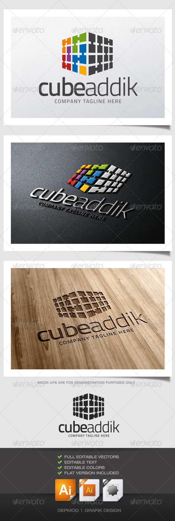Cube Addik Logo