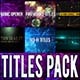 HI-TECH TITLES PACK - VideoHive Item for Sale