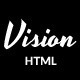 Vision - One Page Flat Portfolio HTML Template - ThemeForest Item for Sale