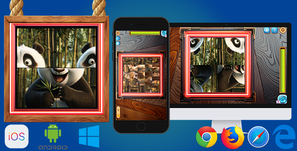 Square Puzzle - HTML5 Game (Phaser 3)