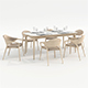 Modern Dining Table and Chairs 42 - 3DOcean Item for Sale