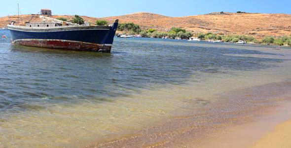 Old Boat at the Seashore