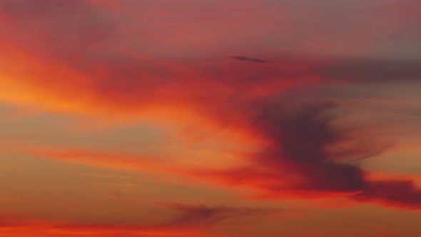 Morning Sunrise Through Clouds 4