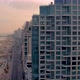 Beach and Hotels in Tel Aviv Coast Line During Sunrise - VideoHive Item for Sale