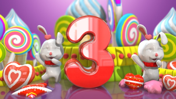 Cartoon Candy Countdown