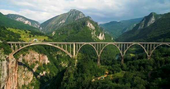 One of the Highest Automobile Bridges in Europe