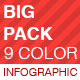 Infographic: Big pack 9 color - GraphicRiver Item for Sale