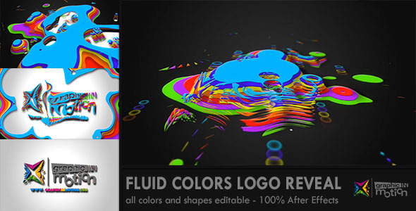 Fluid Colors Logo Reveal