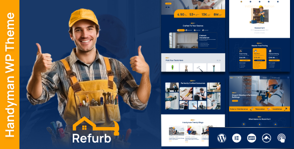 Refurb - Construction Renovation WordPress Theme