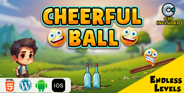 Cheerful Ball HTML5 Construct 3 Game