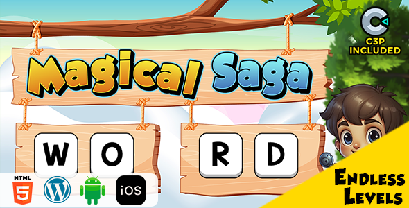 Magical Saga HTML5 Construct 3 Game