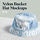 Nylon Bucket Hat Mockups - GraphicRiver Item for Sale