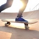 Skateboard Passing By on Hard Surface