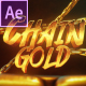 Chain Gold Logo Reveal - VideoHive Item for Sale