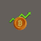 3D Animation of Bitcoin Price Rally Shows Improvement - VideoHive Item for Sale
