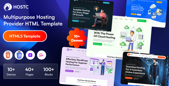 Hostc - Multipurpose Hosting Provider HTML Template