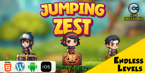 Jumping Zest HTML5 Construct 3 Game