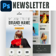 Clothing and Fashion Brands Email Newsletter PSD Template - GraphicRiver Item for Sale