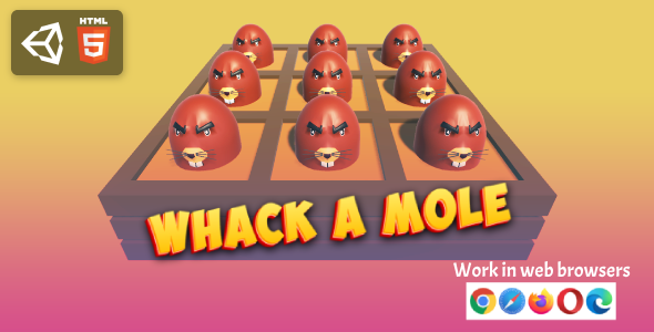 Whack-a-Mole | HTML5 Game | Unity